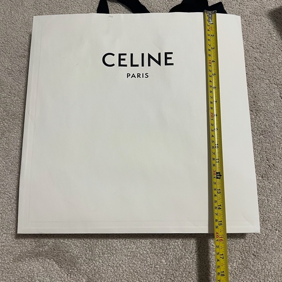 Celine logo white black empty box for bag with tissue decoration storage - Picture 14 of 14